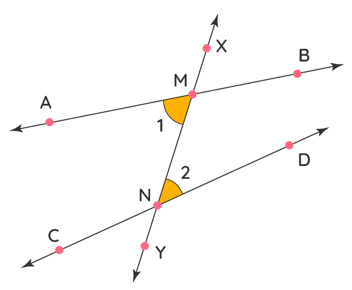 finding transversals and related angles